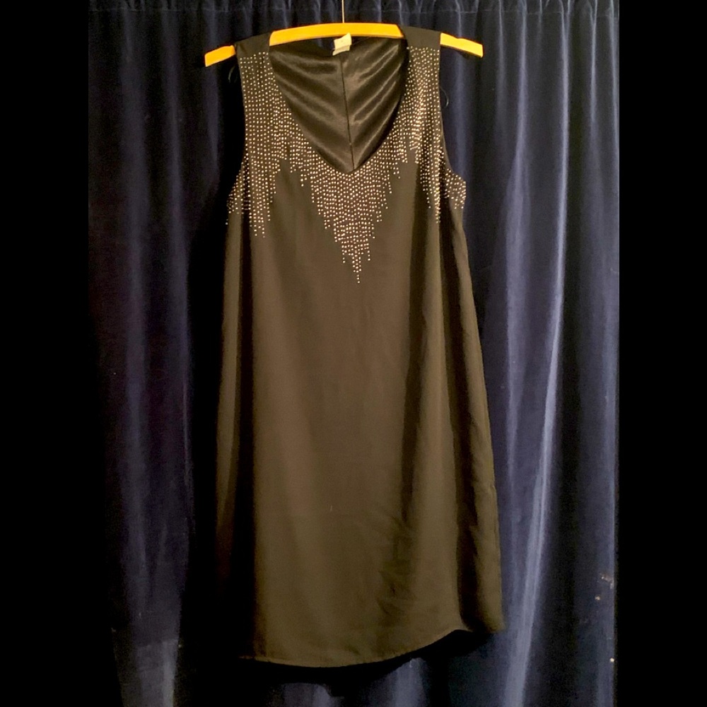 m I a m I - francesca's collection black dress sz sm